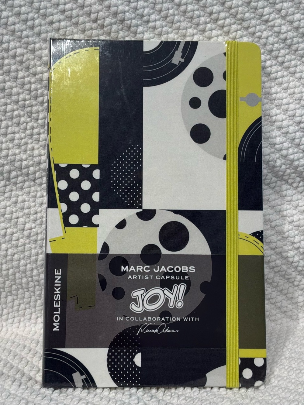 Moleskine x Marc Jacobs JOY! Yellow & Black Artist Capsule lined Notebook! 📒